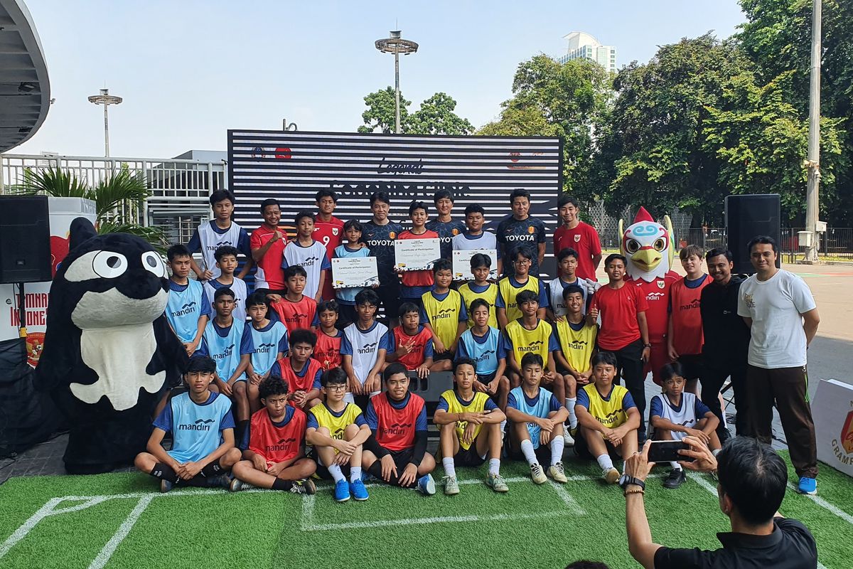 evan dimas, pssi, Evan Dimas Darmono, Nagoya Grampus, timnas u17 Indonesia, Garuda store, PSSI Gandeng Klub Jepang Nagoya Grampus Gelar Coaching Clinic di Jakarta