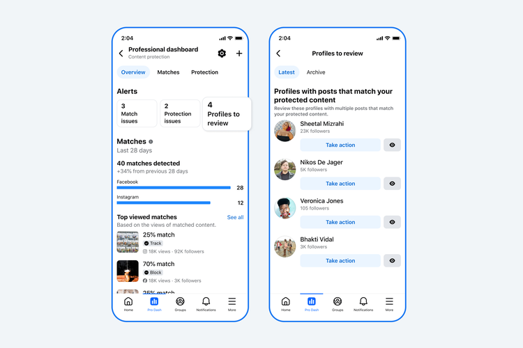 Meta, Content Protection, kreator, Facebook, original, Meta Rilis Fitur 