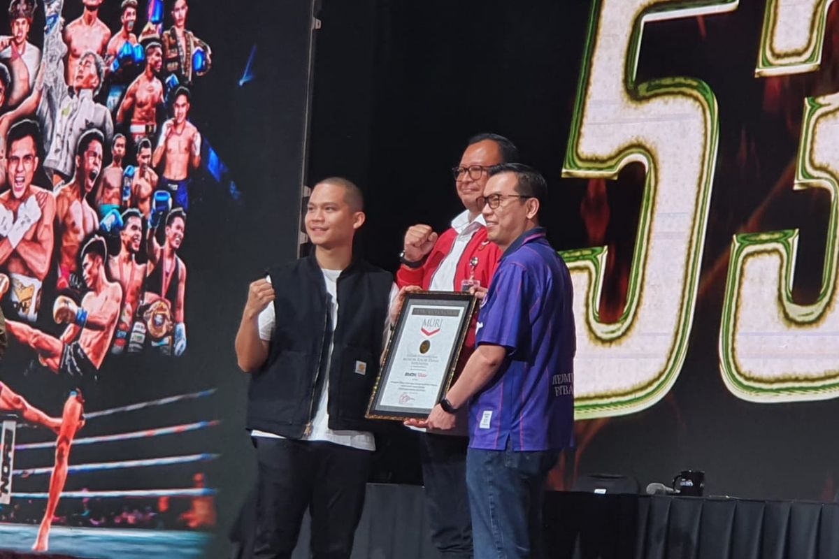 Muay thai, Tinju, kickboxing, boxing, Byon Combat, Tembus 536 Ribu PPV, BYON Combat 5 Cetak Rekor MURI
