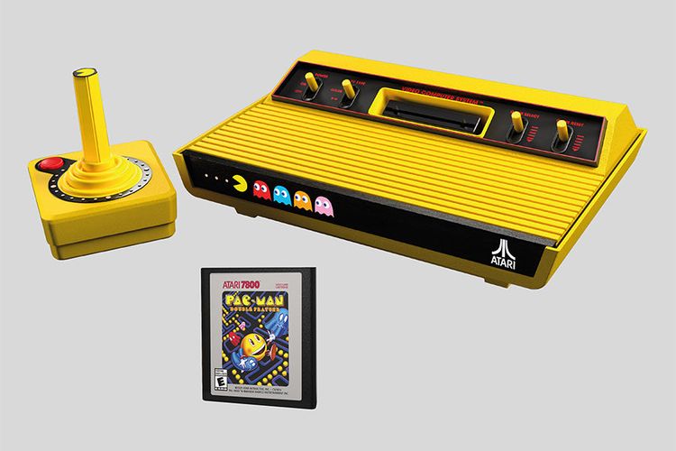 Konsol, Pac-Man, Atari, Bandai Namco, Atari 2600 Plus Pac-Man Edition, konsol, Konsol Retro Atari 2600 Plus Pac-Man Edition Resmi Dijual, Harga Rp 2 Jutaan