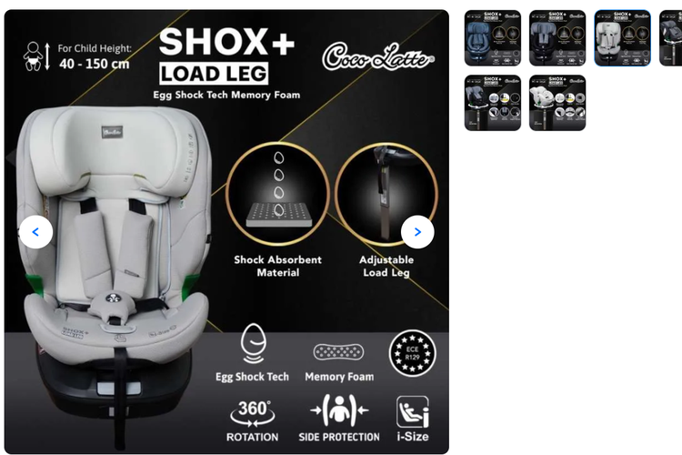 child car seat, kursi mobil, Panduan Memilih Child Car Seat untuk Mudik Nyaman dan Aman Keluarga