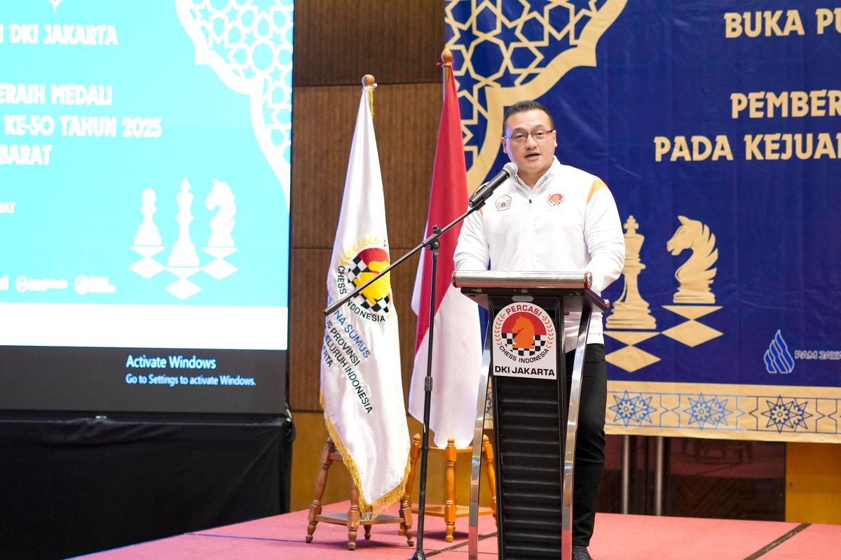 Percasi, Hardiyanto Kenneth, Catur, Percasi DKI Jakarta, Percasi DKI Jakarta Serahkan Bonus ke Atlet Berprestasi di Kejurnas 2025