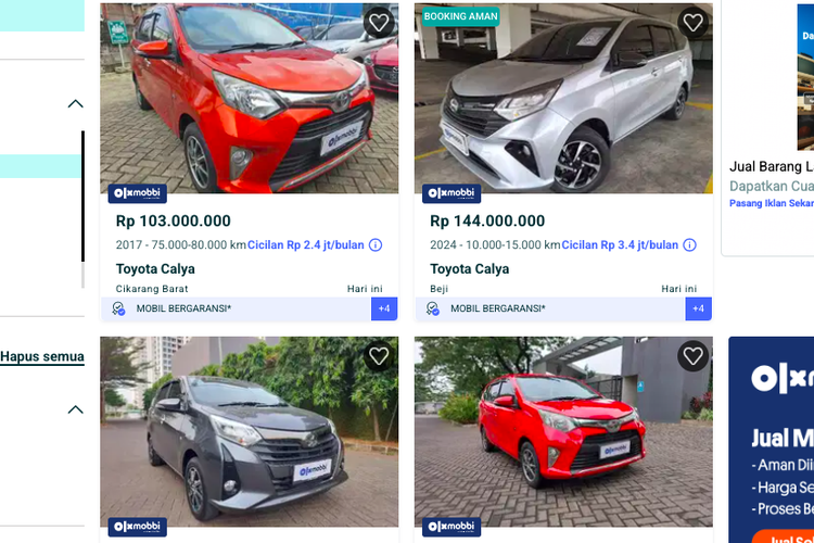 mobil, mobil bekas, harga, Toyota, Calya, Toyota Calya, Harga Pasaran Toyota Calya Bekas, Cocok Buat Keluarga
