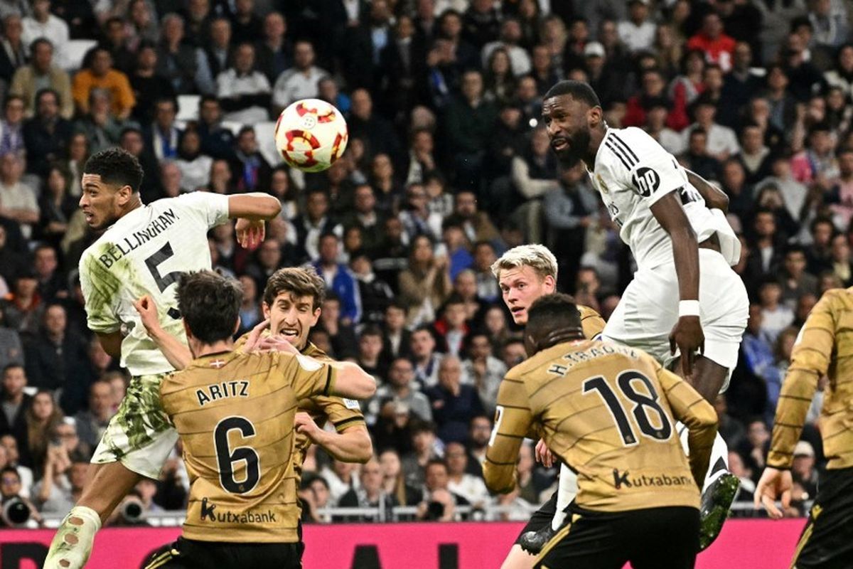Real Madrid, Copa del Rey, Real Sociedad, Carlo Ancelotti, Real Madrid Vs Real Sociedad, Skor Real Madrid Vs Real Sociedad 4-4: Apa Pun Bisa Terjadi di Bernabeu