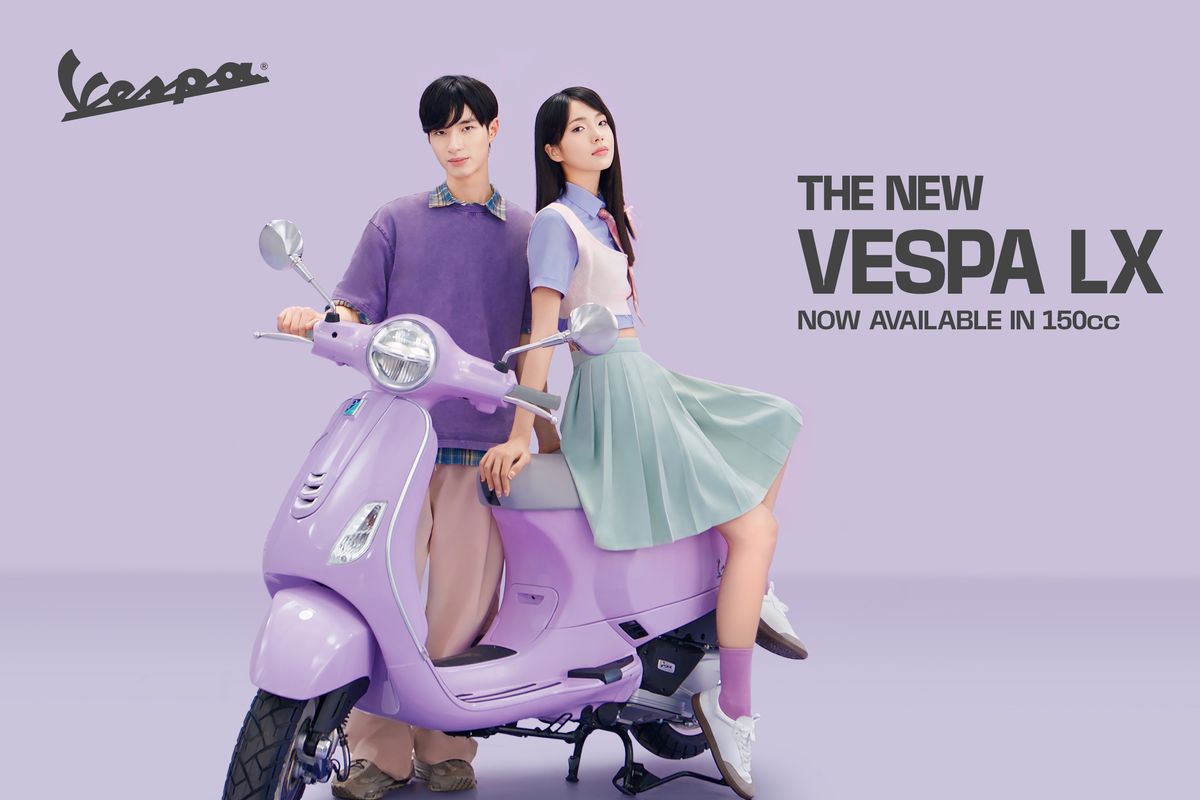 warna cerah, Vespa LX 150, teknologi I-Get, harga Rp 46.500.000, Harga Vespa LX 150: Spesifikasi dan Warna Baru