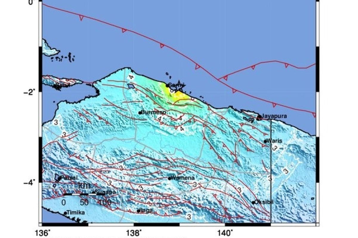 gempa, gempa sarmi papua hari ini, gempa sarmi hari ini, Gempa Sarmi sebabkan gereja rusak, gempa Sarmi, Gempa M 6,6 Guncang Kabupaten Sarmi, Puluhan Bangunan Rusak dan Warga Mengungsi