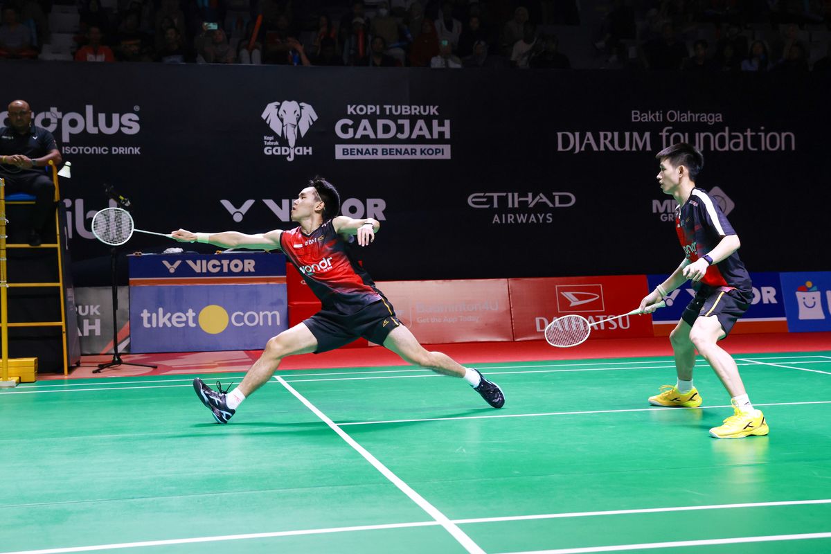 Raymond Indra, Nikolaus Joaquin, Sabar Karyaman Gutama/Moh Reza Pahlevi Isfahani, Indonesia, Indonesia Masters, Hasil Indonesia Masters 2026: Kalahkan Sabar/Reza, Raymond/Joaquin ke Final