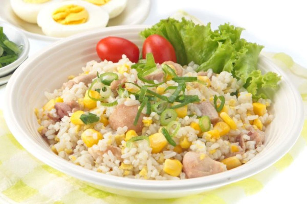 resep nasi goreng sederhana, Cara membuat nasi goreng jagung, Resep nasi goreng jagung, ide menu sarapan rumahan, resep nasi goreng jagung manis, resep nasi goreng jagung yang enak, Resep Nasi Goreng Jagung, Ide Menu Sarapan untuk 3 Porsi