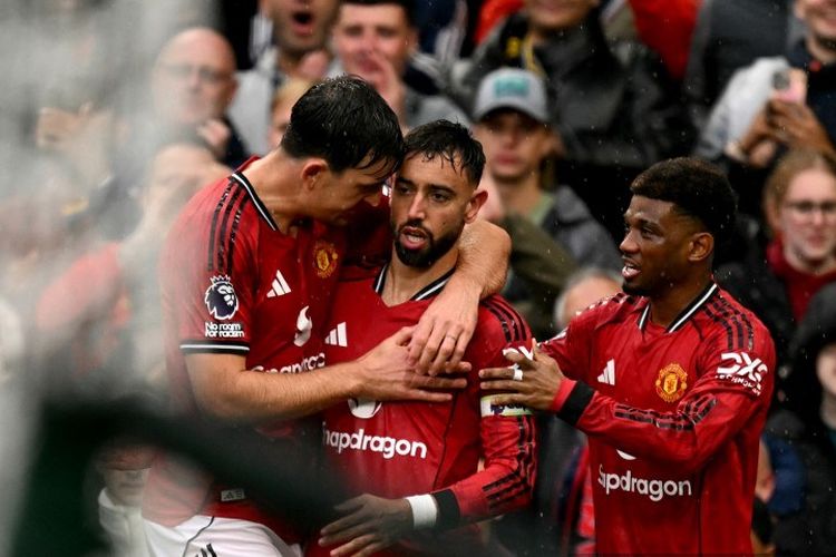 Liga Inggris, Manchester United, Crystal Palace, Premier League, Hasil Liga Inggris, hasil Crystal Palace vs Man United, skor Crystal Palace Vs Man United, Manchester United vs Crystal Palace, Hasil Crystal Palace Vs Man United 1-2: Bruno Fernandes Lewati Rekor Assist Scholes