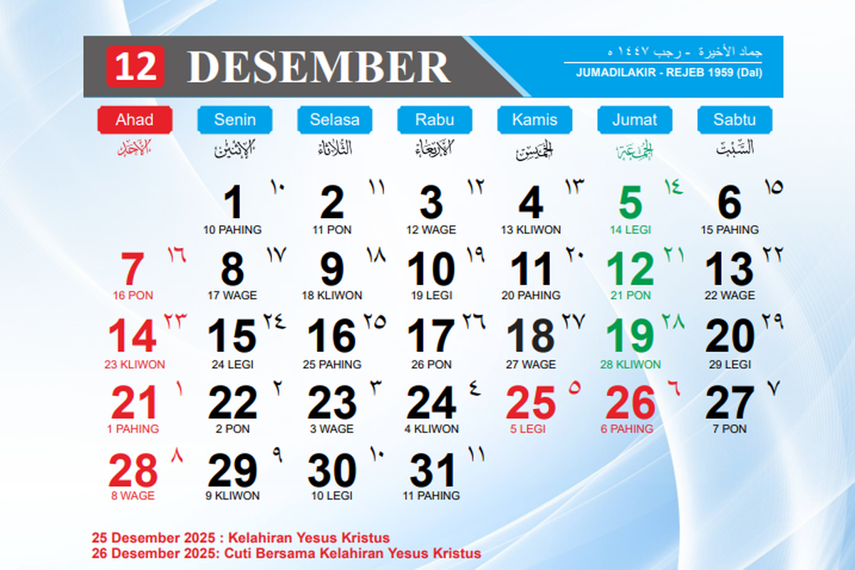 Desember 2025, hari libur nasional, cuti bersama, kalender Desember 2025, long weekend, kalender desember 2025, Kalender Desember 2025: Daftar Hari Libur Nasional, Cuti Bersama, dan Long Weekend, Gambaran Umum Kalender Desember 2025, Hari Libur Nasional Desember 2025, Cuti Bersama Desember 2025, Potensi Long Weekend Desember 2025, Libur Sekolah Semester Ganjil