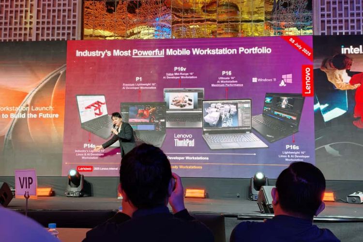 laptop workstation, Lenovo, Laptop Workstation, Laptop Workstation Lenovo ThinkPad P1 Gen 8 dan ThinkPad P14s Gen 6 Resmi di Indonesia