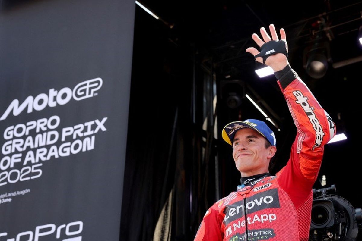 Marc Marquez, MotoGP Aragon 2025, Klasemen MotoGP, Klasemen MotoGP 2025 Usai Marc Marquez Sabet Poin Maksimum di Aragon