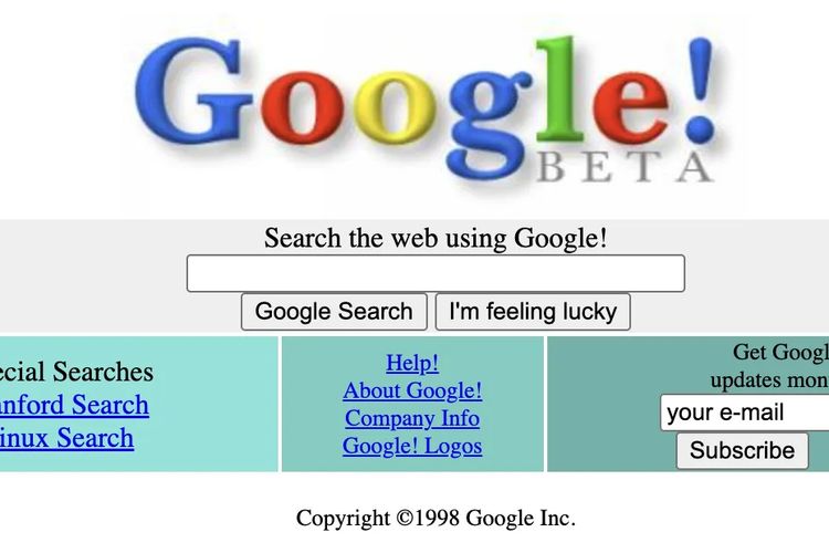 internet, Google, sejarah internet, tahun 90-an, internet zaman dulu, Flashback Internet Tahun 1998, dari Perang Browser hingga Google yang Baru Diluncurkan