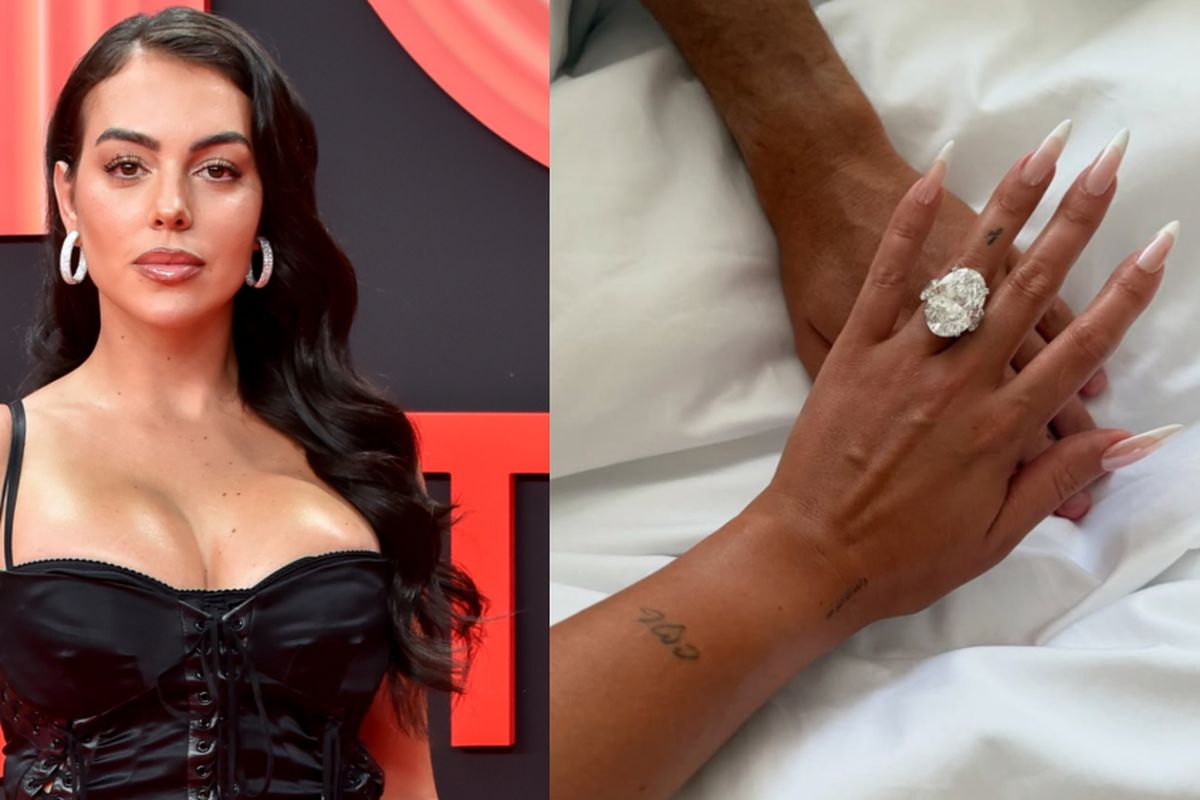Georgina Rodriguez, christiano ronaldo, Christiano Ronaldo bertunangan, Intip Cincin Berlian Pertunangan Ronaldo untuk Georgina Rodriguez