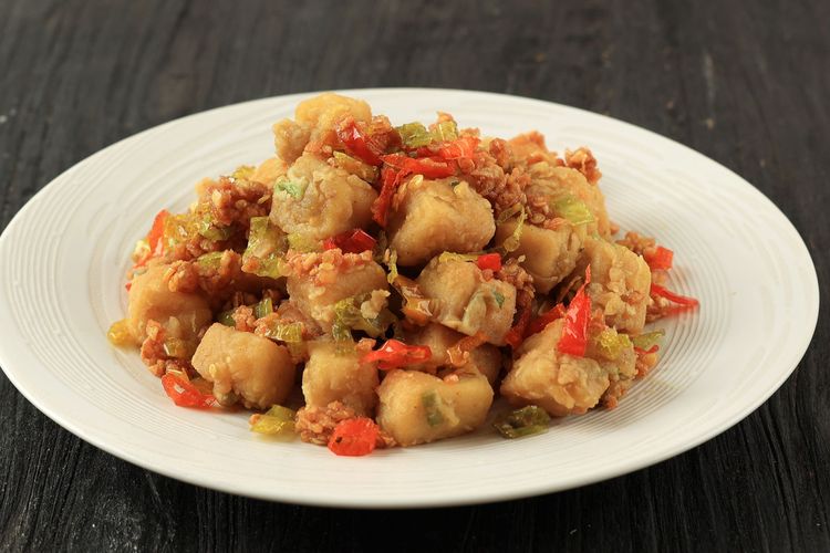 tahu cabe garam, cara membuat tahu cabe garam, menu akhir bulan, Cara Membuat Tahu Cabe Garam, Menu Enak dan Hemat di Akhir Bulan