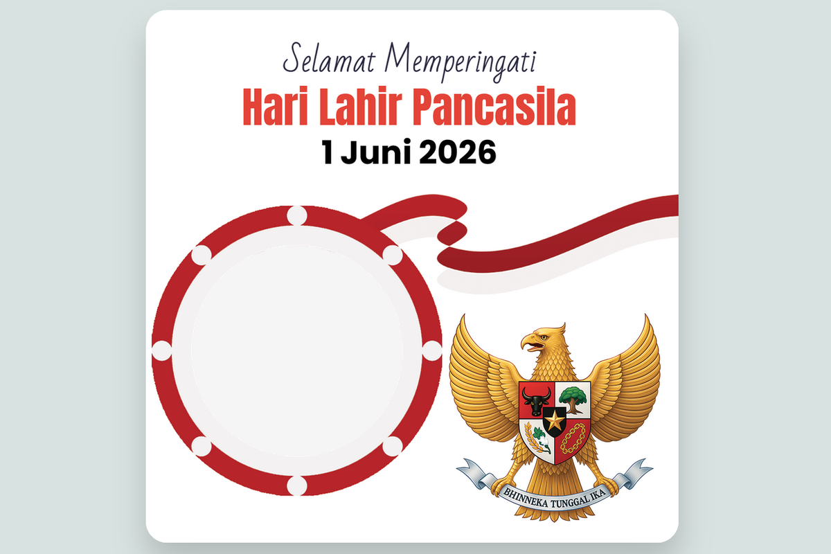 Hari Lahir Pancasila, 2026, Twibbon Hari Lahir Pancasila, download Twibbon Hari Lahir Pancasila, link Twibbon Hari Lahir Pancasila, 70 Link Twibbon Hari Lahir Pancasila 2026 Menarik buat Dibagikan ke Medsos