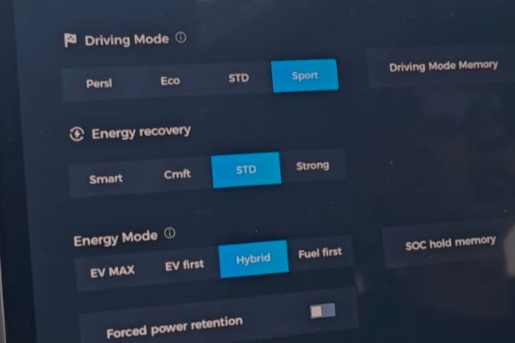efisiensi, bahan bakar, Wuling Eksion PHEV, baterai, energi, Hybrid, mesin bensin, Ling Power Hybrid System, Wuling Eksion PHEV Punya 4 Mode Energi, Apa Fungsinya?