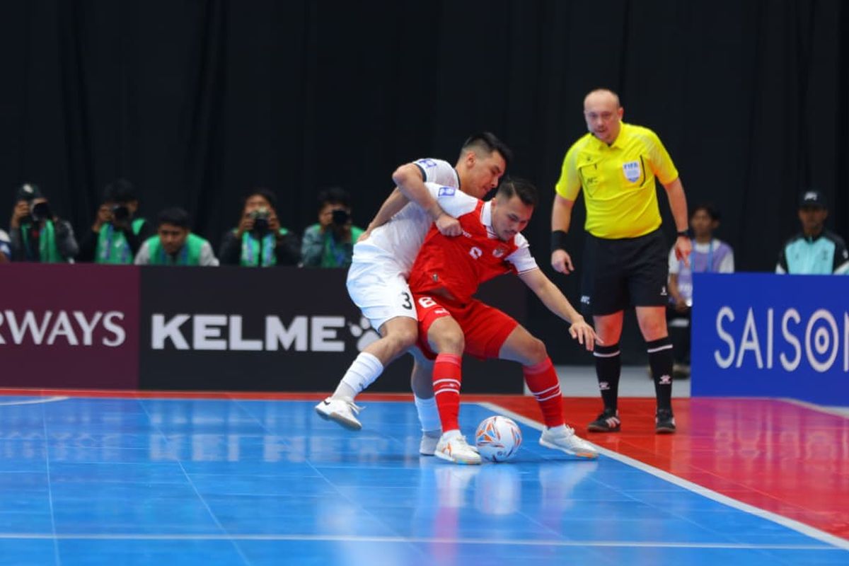 Timnas Futsal Indonesia, Kirgistan, Live Skor Timnas Futsal Indonesia Vs Kirgistan 2-1: Penalti Firman Bawa Garuda Unggul