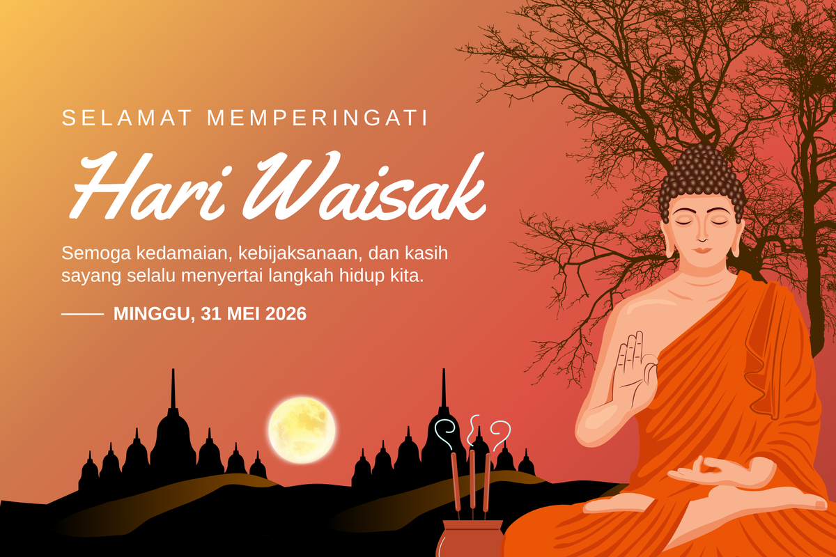 Waisak, 2026, ucapan Waisak, 2570 BE, ucapan selamat memperingati Hari Raya Waisak, ucapan selamat Hari Raya Waisak, 100 Ucapan Selamat Hari Raya Waisak 2026 Penuh Doa buat Dibagikan ke Medsos