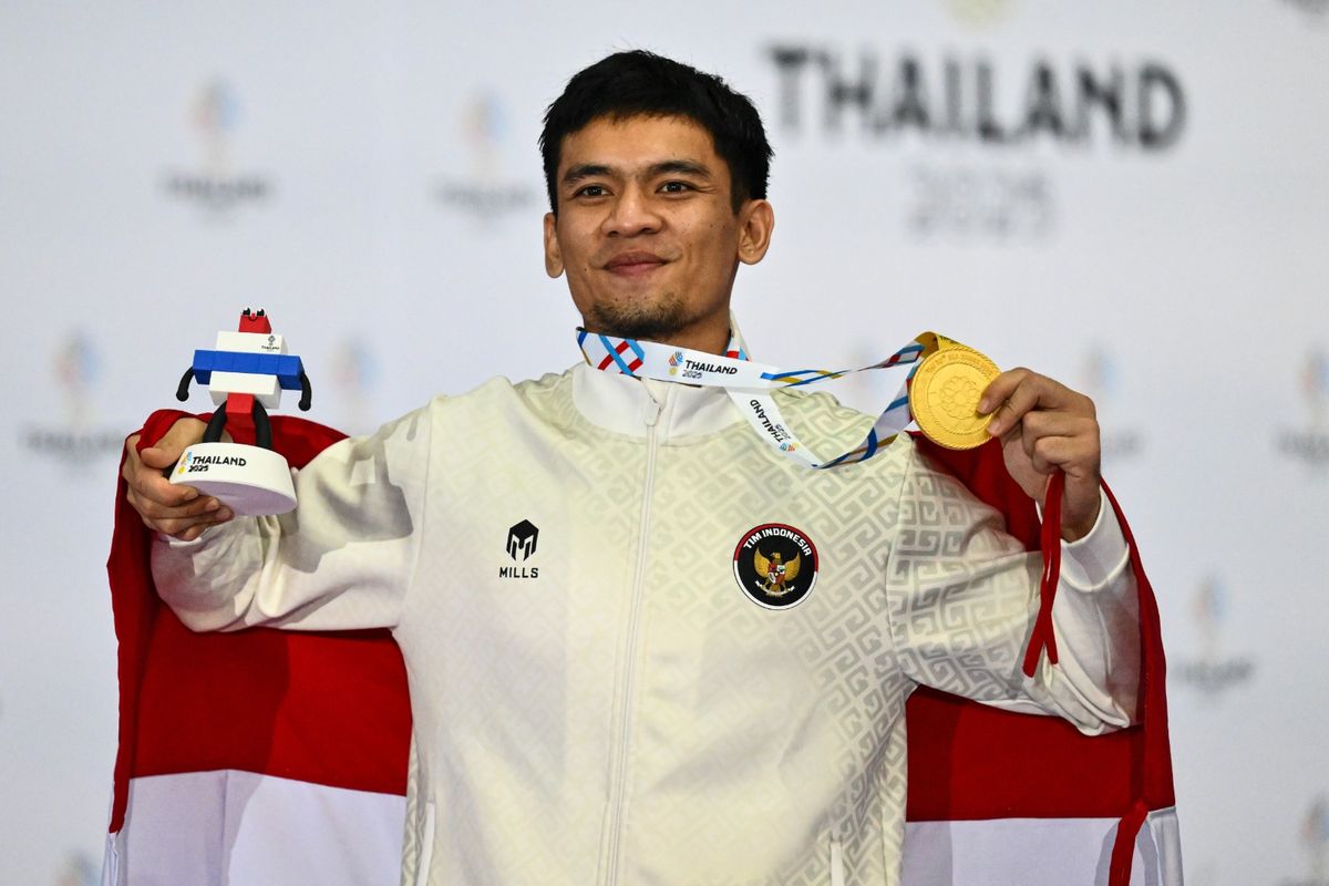 Ignatius Joshua Kandouw, SEA Games 2025, medali emas, Ignatius Joshua Kandouw Raih Emas Perdana di Karate SEA Games 2025