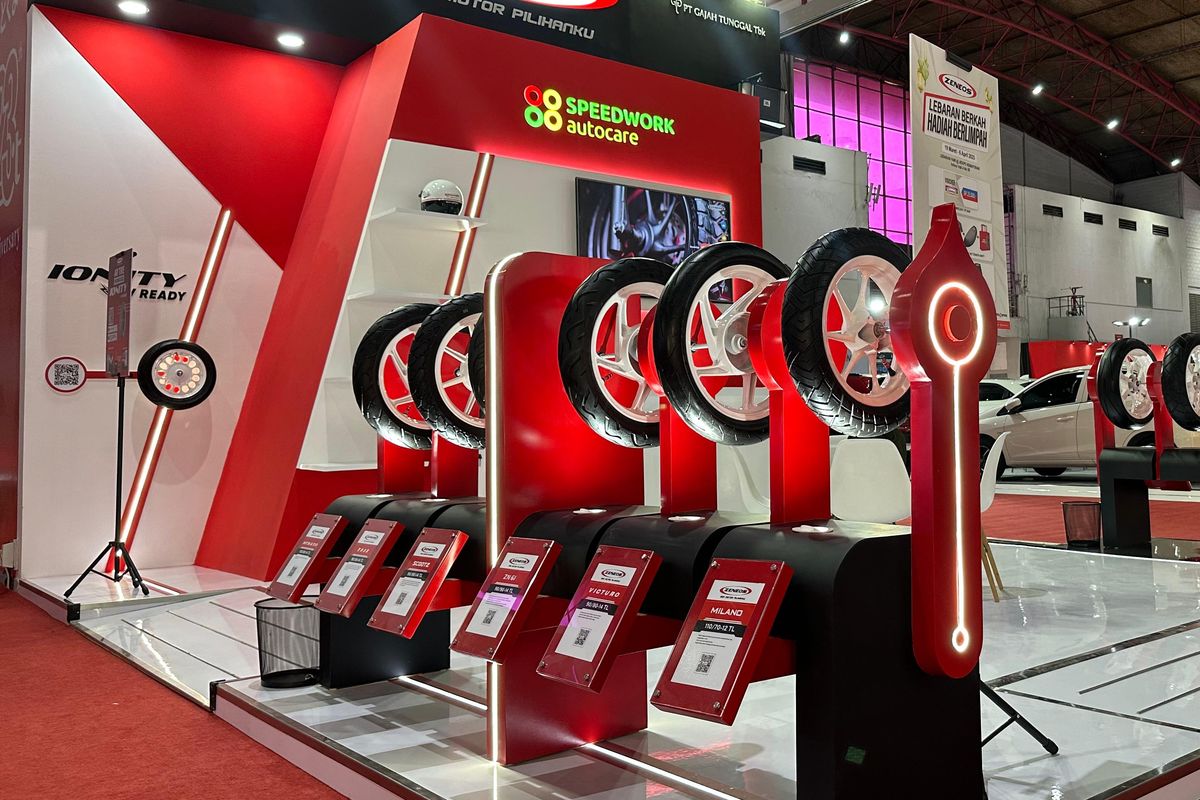 JIExpo Kemayoran, Gajah Tunggal, Zeneos, motor listrik, motor konvensional, ban motor, Jakarta Fair Kemayoran (JFK), Pilihan Ban Baru Sepeda Motor di JFK 2025