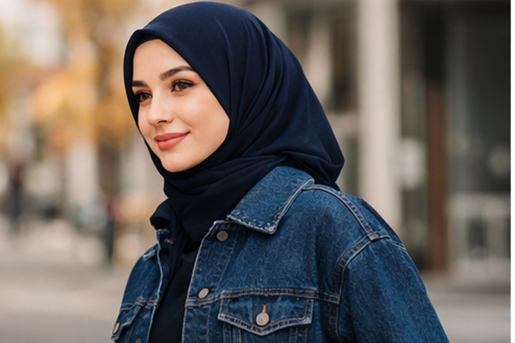 baju denim, Baju Denim Cocok dengan Jilbab Apa? 10 Warna Ini Lagi Viral di TikTok, Warna Netral yang Viral Dipadukan dengan Baju Denim, Warna Earth Tone yang Bikin Outfit Denim Lebih Elegan, Warna Soft yang Lagi Tren di TikTok, Warna Senada yang Bikin Tampilan Lebih Aesthetic