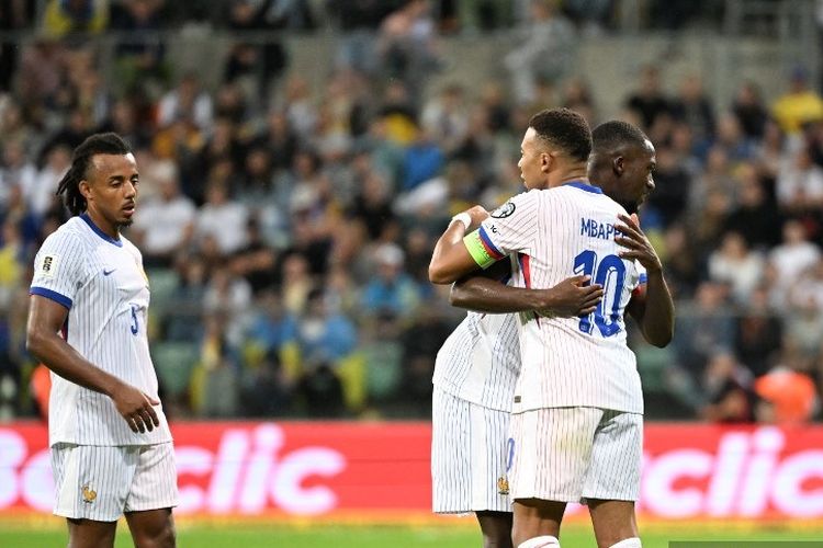 Kylian Mbappe, Timnas Perancis, Perancis, Didier Deschamps, Kualifikasi Piala Dunia 2026, real madrid, Update Cedera Kylian Mbappe, Timnas Perancis Bikin Real Madrid Girang