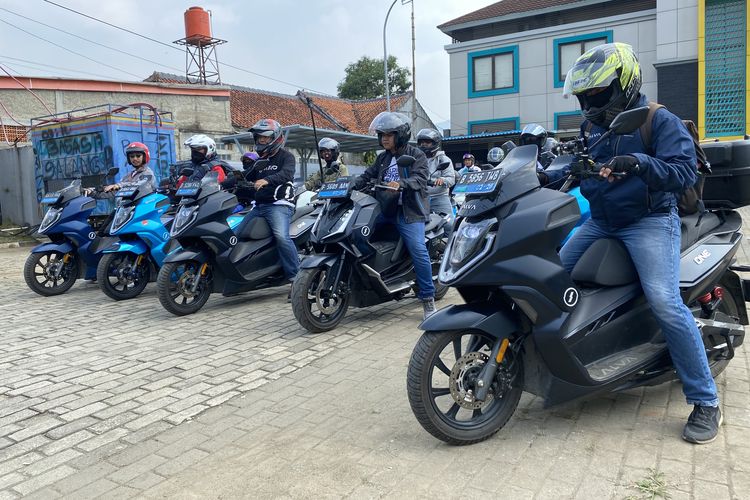 motor listrik, sepeda motor, ALVA, motor listrik ALVA, 6 Motor Listrik Alva Tuntaskan Touring Jakarta-Bali