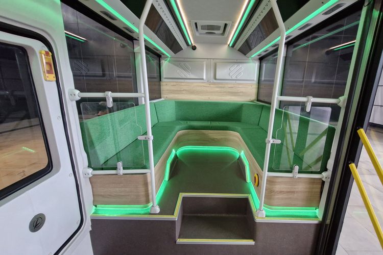 Karoseri Laksana, bus listrik, Nucleus 6, medium bus, karoseri bus, sasis bus, bodi bus baru, nucleus 6, Harga Bus Listrik Nucleus 6 Buatan Karoseri Laksana