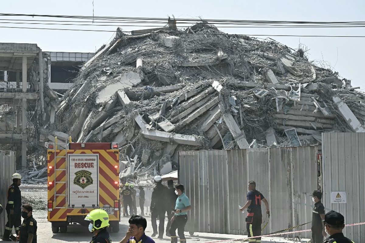 gempa thailand, gempa bumi di thailand hari ini, gempa thailand myanmar hari ini, apa itu pasar chatuchak thailand, sejarah pasar chatuchak thailand, Gempa Thailand Runtuhkan Gedung Tinggi Dekat Pasar Chatuchak yang Populer