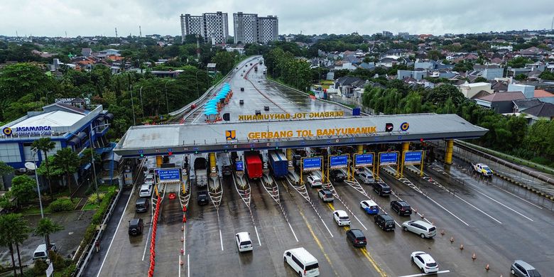 Jasa Marga, kendaraan, lalu lintas, Arus Mudik Sudah Dimulai, 650.213 Kendaraan Keluar dari Jabodetabek