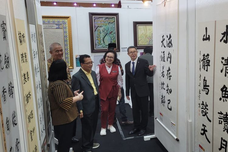 pameran kaligrafi, Purwokerto, wisata purwokerto, Pameran Kaligrafi, Pameran Kaligrafi Purwokerto, Pameran Kaligrafi di Purwokerto, Simbol Persahabatan China-Indonesia