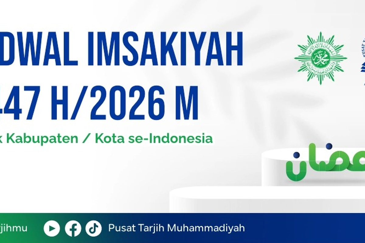 Link Unduh Jadwal Imsakiyah Ramadhan 2026 Bimas Islam dan Muhammadiyah
