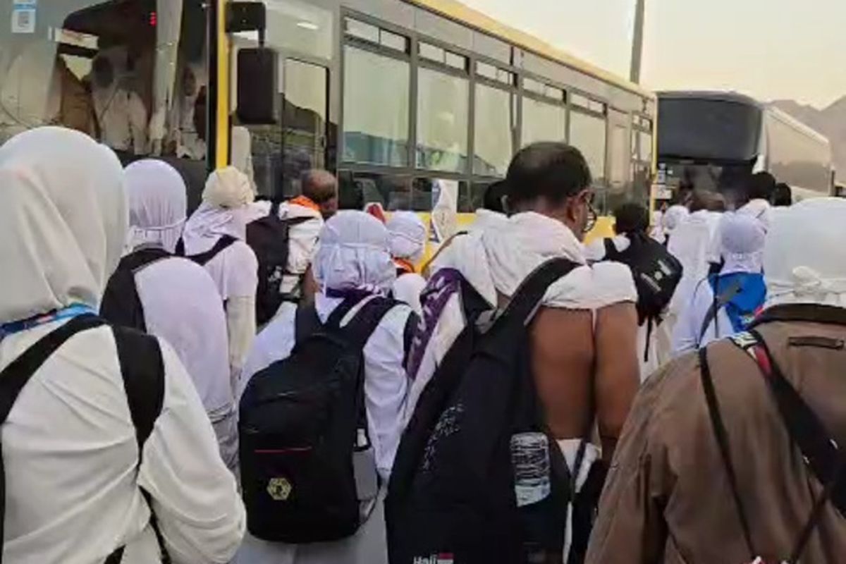 jemaah haji, Muzdalifah, Mina, Haji, haji, PPIH, ppih, Evakuasi Jemaah Haji dari Muzdalifah Terlambat, Ini Penjelasan Kemenag