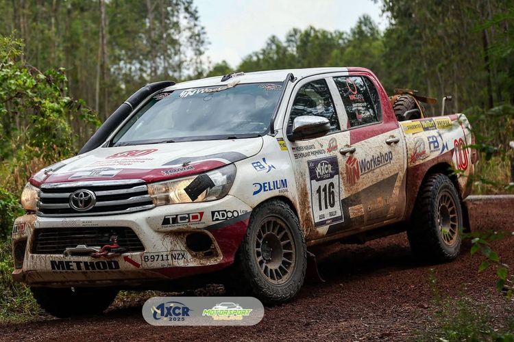 aki mobil, AXCR, Asia Cross Country Rally, pereli, Pereli Indonesia Ukir Prestasi di Thailand, Juara Kelas AXCR 2025
