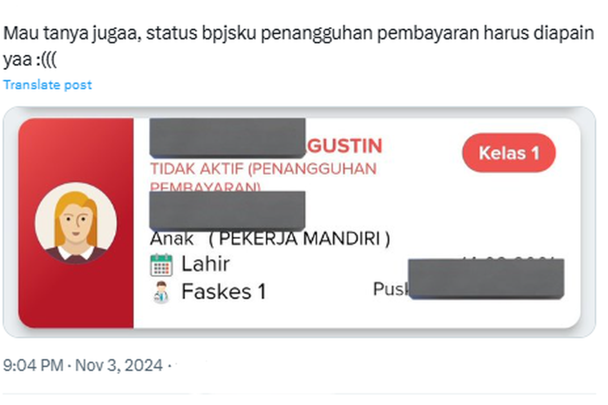 Penangguhan Pembayaran, BPJS Kesehatan, Arti Notifikasi 