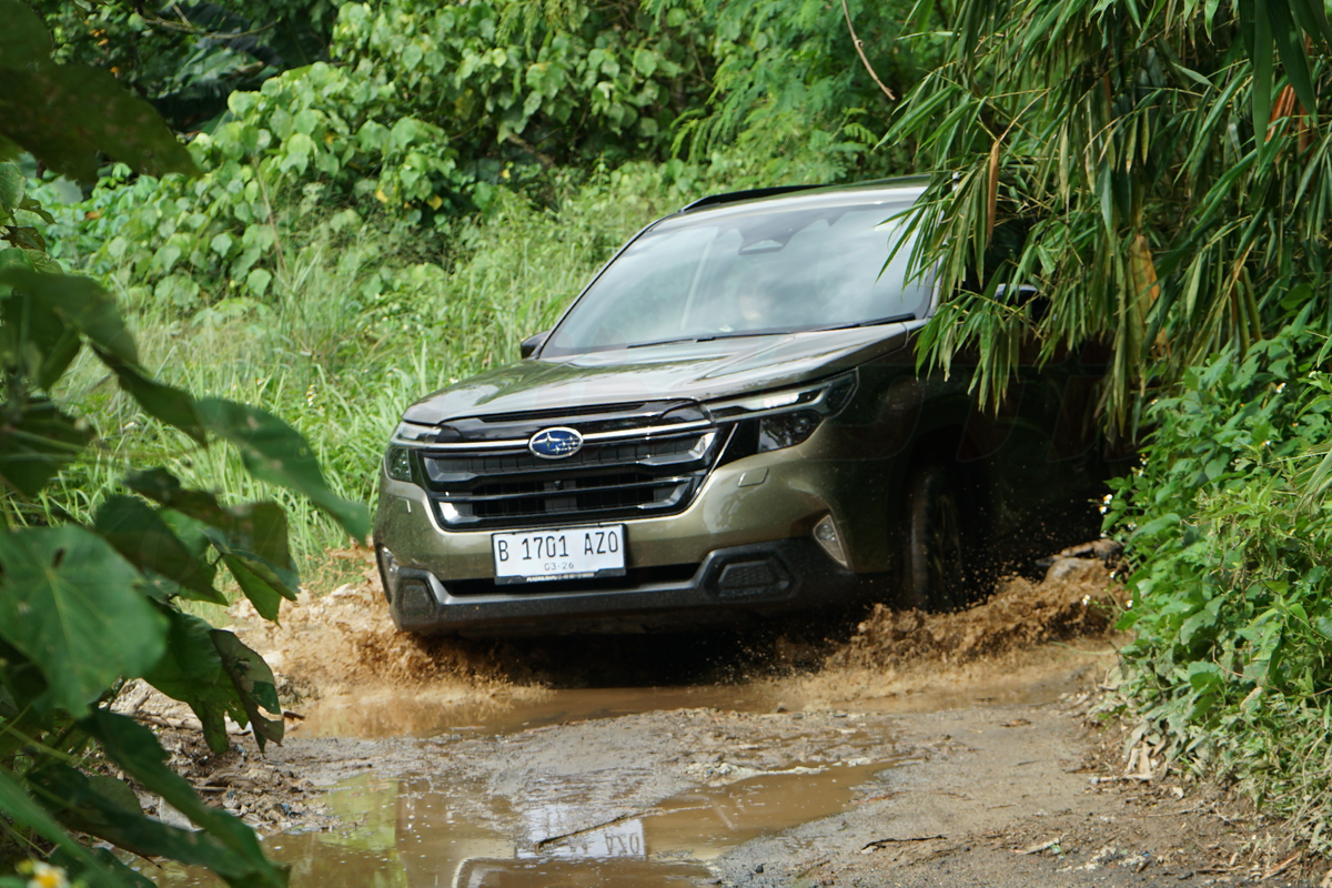 offroad, Subaru Forester, Diajak Offroad Ringan, Subaru Forester Tetap Mudah Dikendalikan