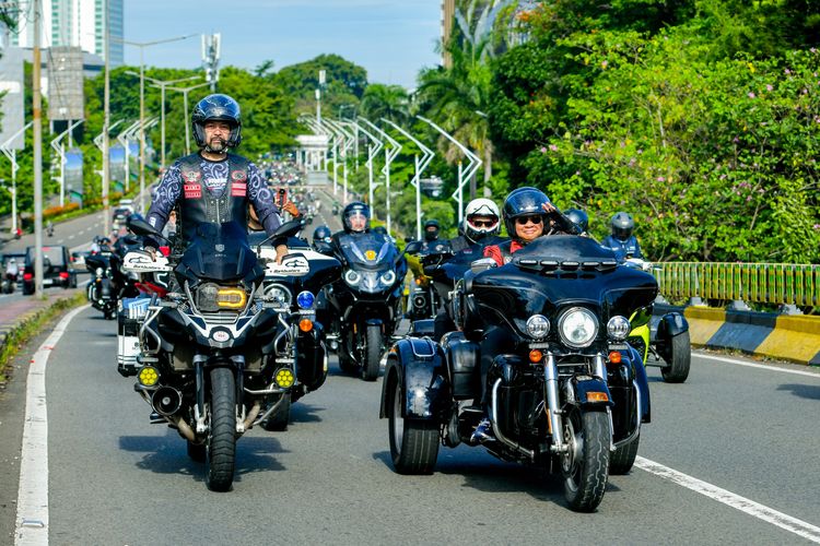 komunitas, strobo, Komunitas Moge Ingatkan Tertib Berlalu Lintas, Hindari Sirene dan Strobo