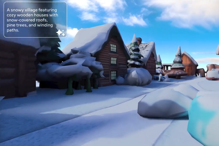 dunia virtual, Meta, WorldGen, meta, Meta Kenalkan WorldGen, Tool AI untuk Bikin Dunia 3D dalam Hitungan Menit