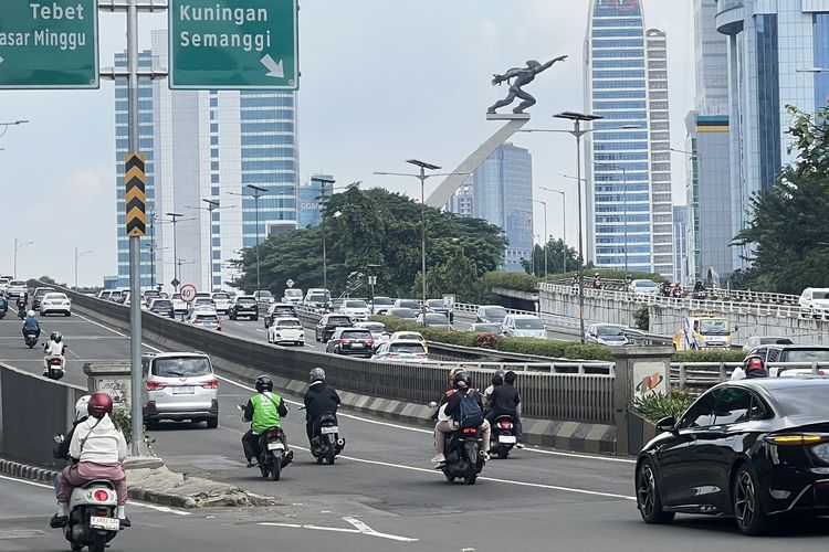 lalu lintas, kepadatan lalu lintas, Info Kemacetan di Jakarta Jelang Buka Puasa Hari Ini