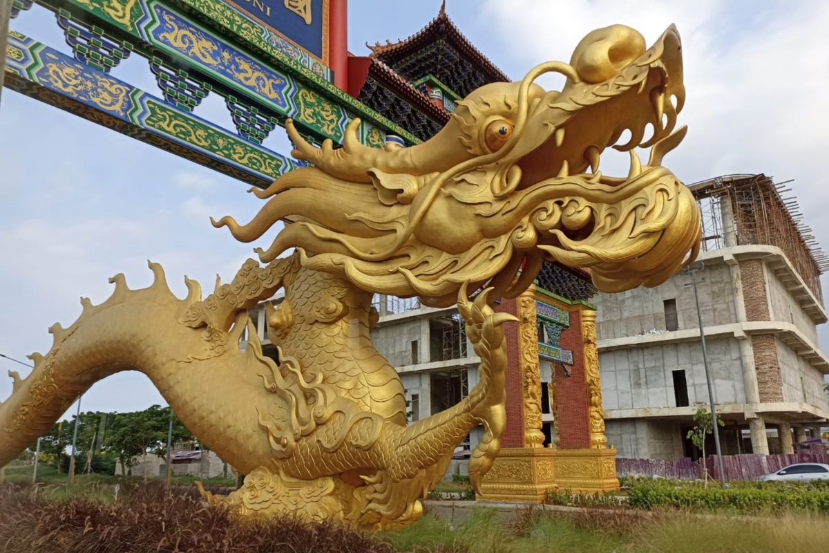 Patung Naga Kemakmuran PIK 2, wisata PIK 2, wisata pik 2, patung naga pik, patung naga pik dimana, patung naga pik 2 dimana, patung naga di pik 2, patung naga kemakmuran pik 2, wisata pik gratis, Ini Lokasi Patung Naga Kemakmuran PIK 2 yang Terpanjang di Indonesia