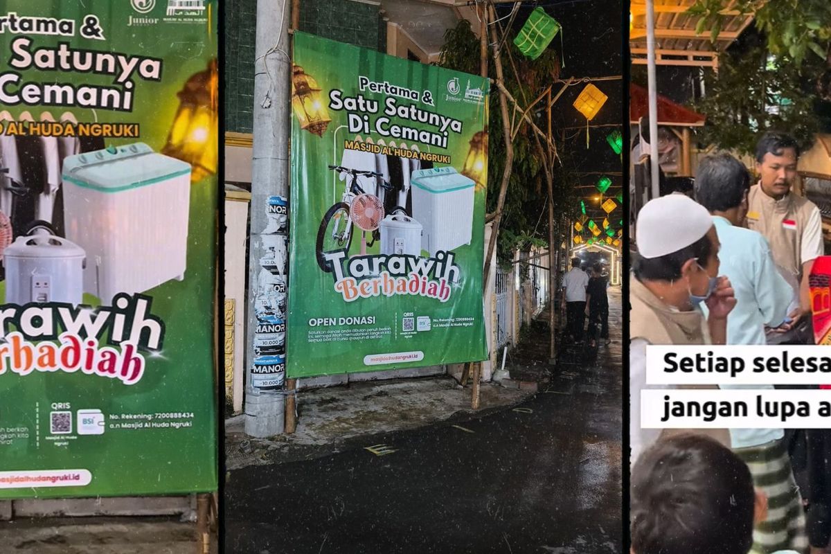 Tarawih Berhadiah, Tarawih Berhadiah di Masjid Al Huda Ngruki Cemani, Kapan Undian dan Apa Hadiahnya?