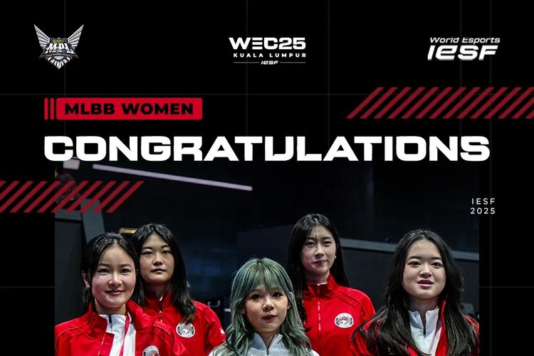 MLBB, Women, Playoff, IESF WEC 2025, women, Timnas Indonesia MLBB Men dan Women Lolos Playoff IESF WEC 2025