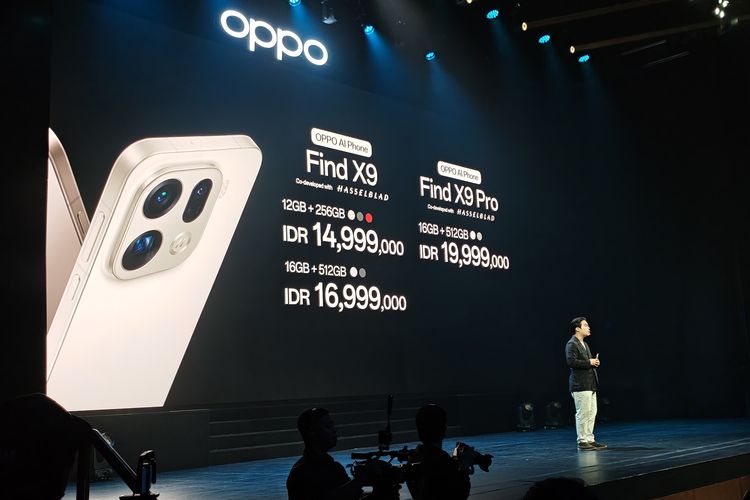 Oppo, Find X9, spesifikasi oppo find x9, harga oppo find x9, Oppo Find X9 Meluncur di Indonesia, Harga mulai Rp 15 Juta