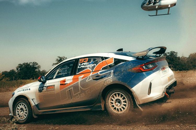 mobil reli, Honda, Civic Type R, sedan sport, Honda Racing Corporation, Honda Bikin Civic Type R Jadi Mobil Reli