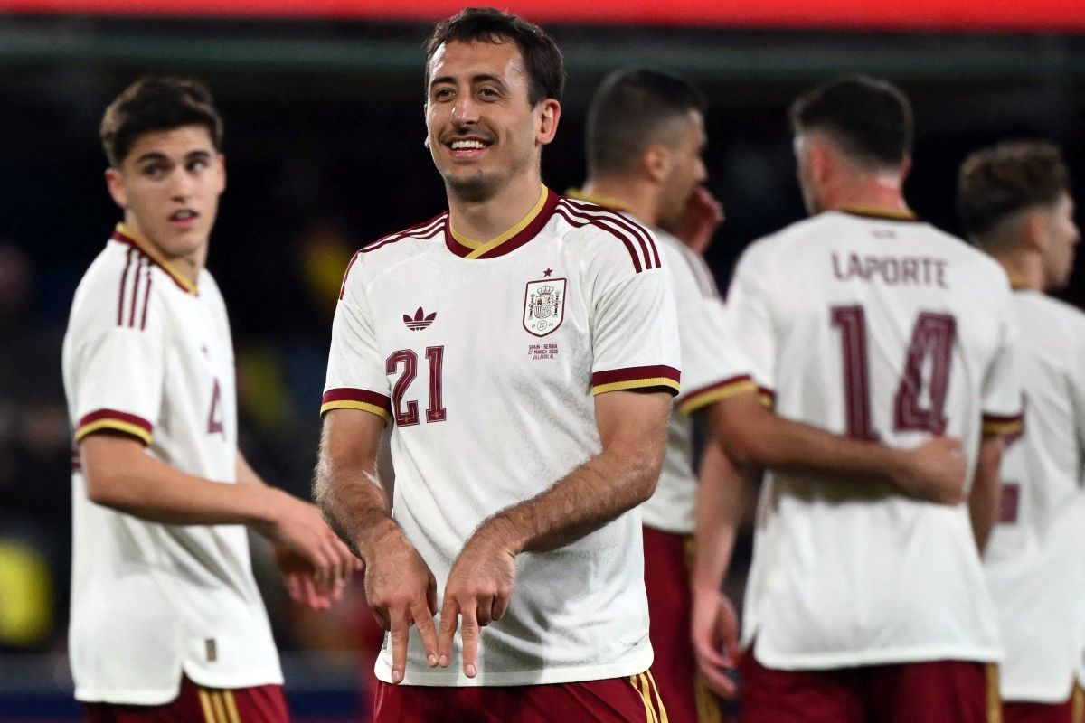 Spanyol, Peru, Mikel Oyarzabal, Pedri, Pedro Gallese, Jairo Velez, Hasil Spanyol Vs Peru 3-1, Mikel Oyarzabal Cetak Gol Cepat