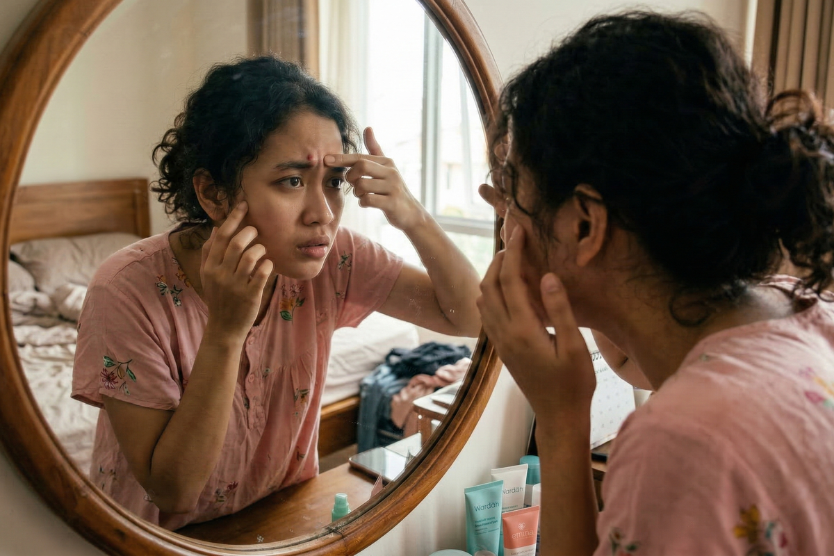 Sering Muncul Jerawat di Alis? Kenali Penyebab dan Cara Menanganinya, Efek samping prosedur kecantikan dan produk makeup, Kebersihan peralatan makeup yang terabaikan, Optimalkan pembersihan dengan teknik double cleansing, Hindari mencabut alis mandiri dan pilih produk yang tepat