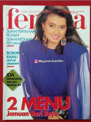 Purbaya Yudhi Sadewa, ida yulidina, istri menkeu, wajah femina 1989, istri menkeu purbaya, Ida Yulidina, Mantan Model Wajah Femina 1989 yang Kini Jadi Istri Menkeu Purbaya