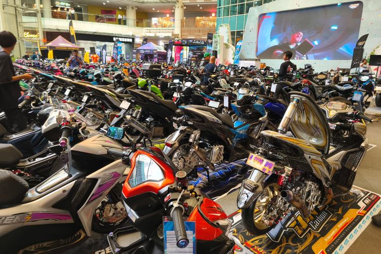 modifikasi, kontes modifikasi, Mix Matic Day, modifikasi motor, modifikasi skutik, Ratusan Skutik Ramaikan Kontes Modifikasi di Jakarta Selatan