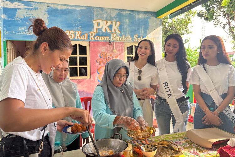 Kirana Larasati, Kelly Tandiono, Miss Universe Indonesia 2025, miss universe 2025, Finalis Top 16 Miss Universe 2025, Bootcamp Miss Universe 2025, Rita Nurmaliza, Rhany Riyanti, Felitsa, Finalis Miss Universe Indonesia 2025 Edukasi Warga soal Stunting hingga Perlindungan Anak